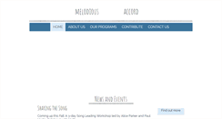 Desktop Screenshot of melodiousaccord.org